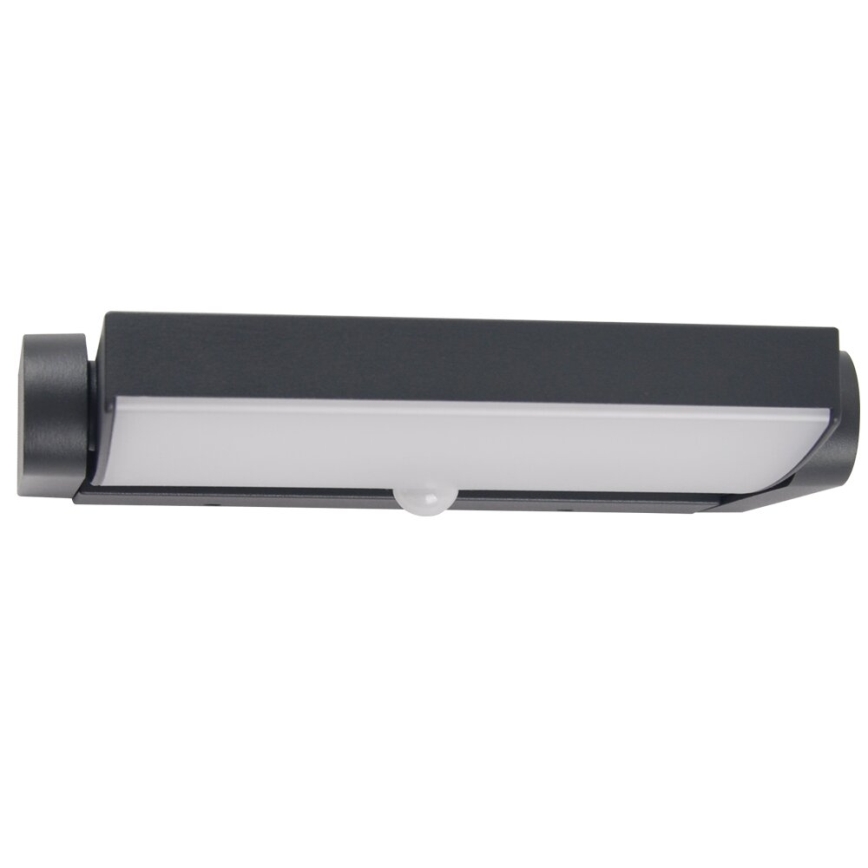 Brilagi - LED kültéri fali lámpa érzékelővel ANKLE LED/18W/230V 3000K IP65 antracit