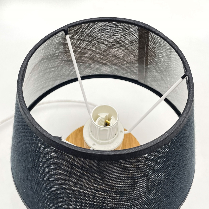 Brilagi - LED Asztali lámpa ANTHONY 1xE14/40W/230V tölgy/fekete