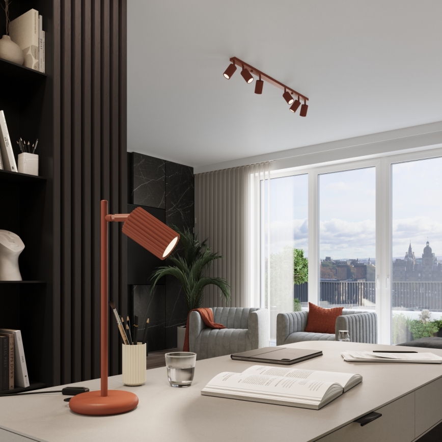 Brilagi - LED asztali lámpa CRESTO 1xGU10/10W/230V piros