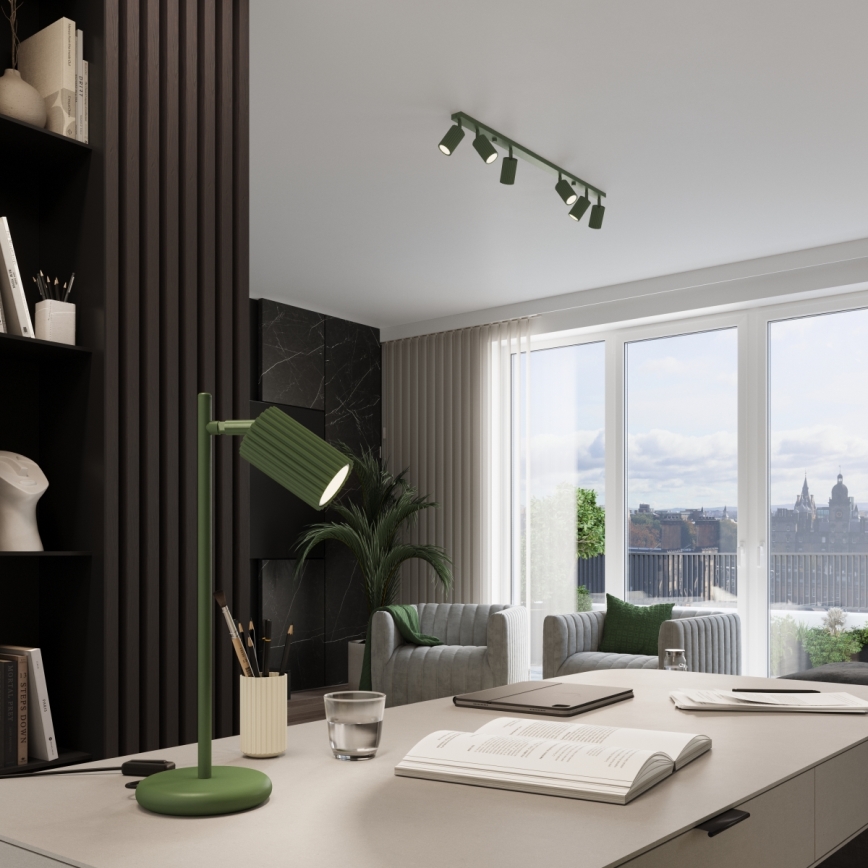 Brilagi - LED asztali lámpa CRESTO 1xGU10/10W/230V zöld