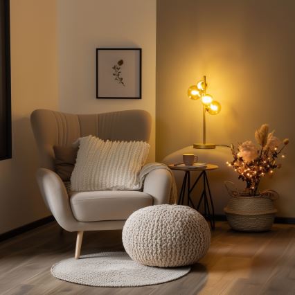 Brilagi - LED Asztali lámpa MILLA 4xG9/3W/230V arany