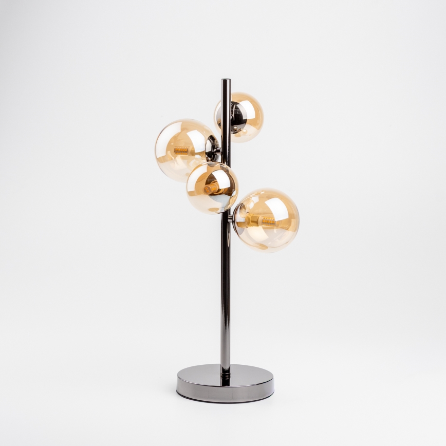 Brilagi - LED asztali lámpa MILLA 4xG9/3W/230V fekete króm/arany