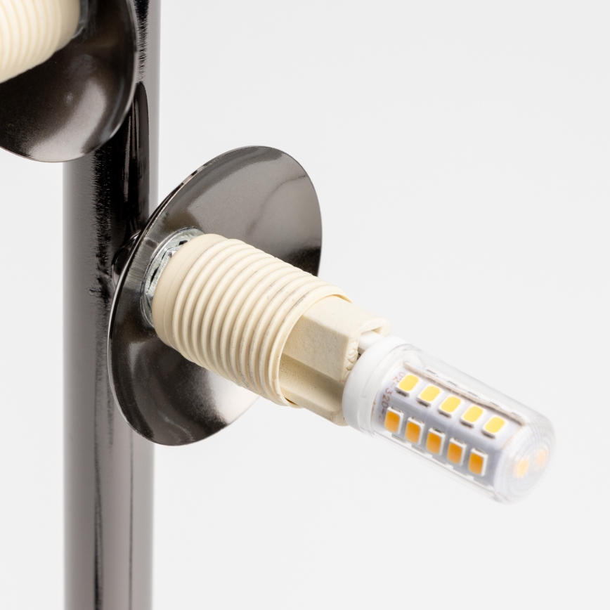 Brilagi - LED asztali lámpa MILLA 4xG9/3W/230V fekete króm/arany