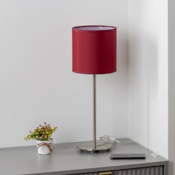 Brilagi - LED asztali lámpa NUBILA 1xE27/60W/230V pompeji vörös