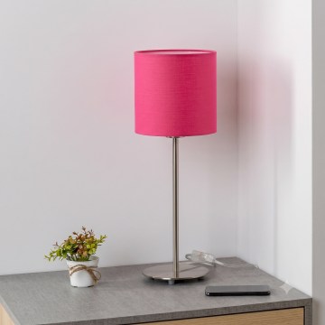 Brilagi - LED asztali lámpa NUBILA 1xE27/60W/230V rózsaszín