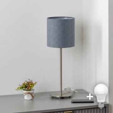 Brilagi - LED asztali lámpa NUBILA 1xE27/60W/230V sötétkék