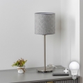 Brilagi - LED asztali lámpa NUBILA 1xE27/60W/230V szürke