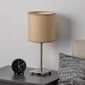 Brilagi - LED asztali lámpa NUBILA 1xE27/60W/230V világosbarna
