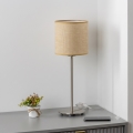 Brilagi - LED asztali lámpa NUBILA 1xE27/60W/230V világosbarna