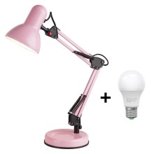 Brilagi - LED Asztali lámpa ROMERO 1xE27/10W/230V rózsaszín