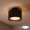 BRILAGI - LED beépíthető spotlámpa BACKLIT 1xGX53/15W/230V + LED/3W Ø 10 cm fekete