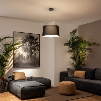 Brilagi - LED csillár kábelen CERIA 1xE27/40W/230V átm. 45 cm fekete