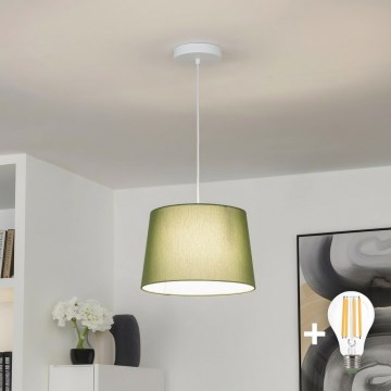 Brilagi - LED csillár kábelen CERIA 1xE27/40W/230V átmérő 30 cm zöld