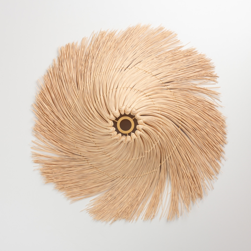 Brilagi - LED csillár kábelen CERIA BOHO 1xE27/40W/230V átm. 100 cm rattan