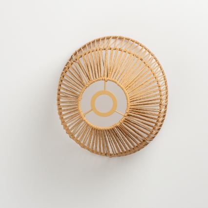 Brilagi - LED csillár kábelen CERIA BOHO 1xE27/40W/230V átmérő 30 cm barna