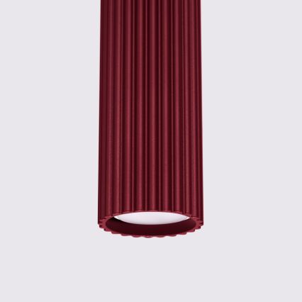 Brilagi - LED csillár kábelen CRESTO 1xGU10/10W/230V bordó