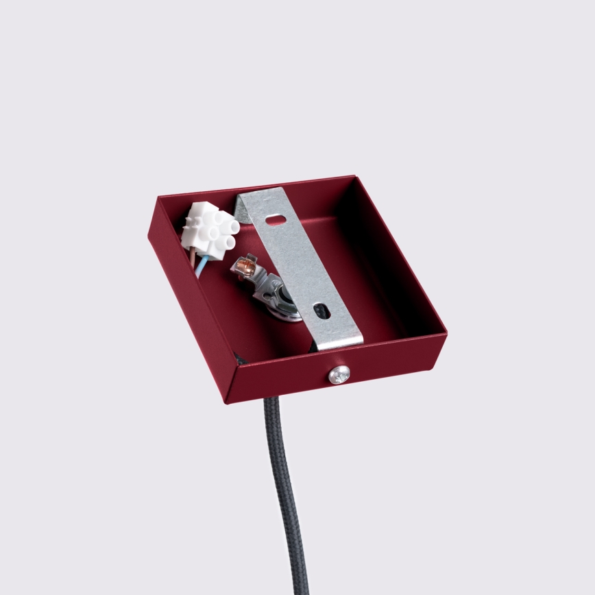 Brilagi - LED csillár kábelen CRESTO 1xGU10/10W/230V bordó