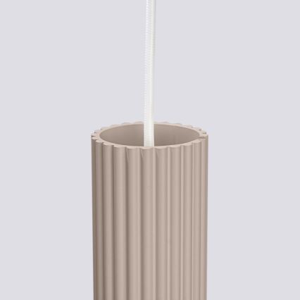 Brilagi - LED csillár kábelen CRESTO 3xGU10/10W/230V taupe