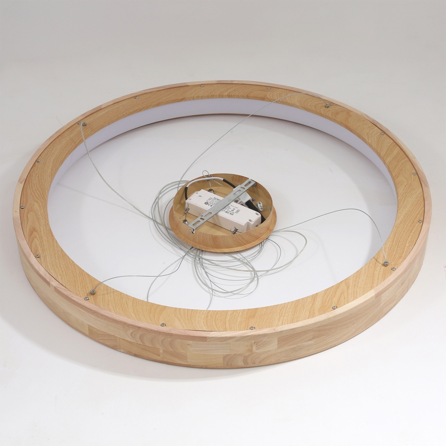 Brilagi - LED függeszték kábelen FALCON WOOD LED/60W/230V 3000/4000/6000K Ø 80 cm fa