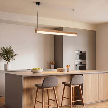 BRILAGI - LED csillár kábelen GARDALINE LED/100W/230V tölgy