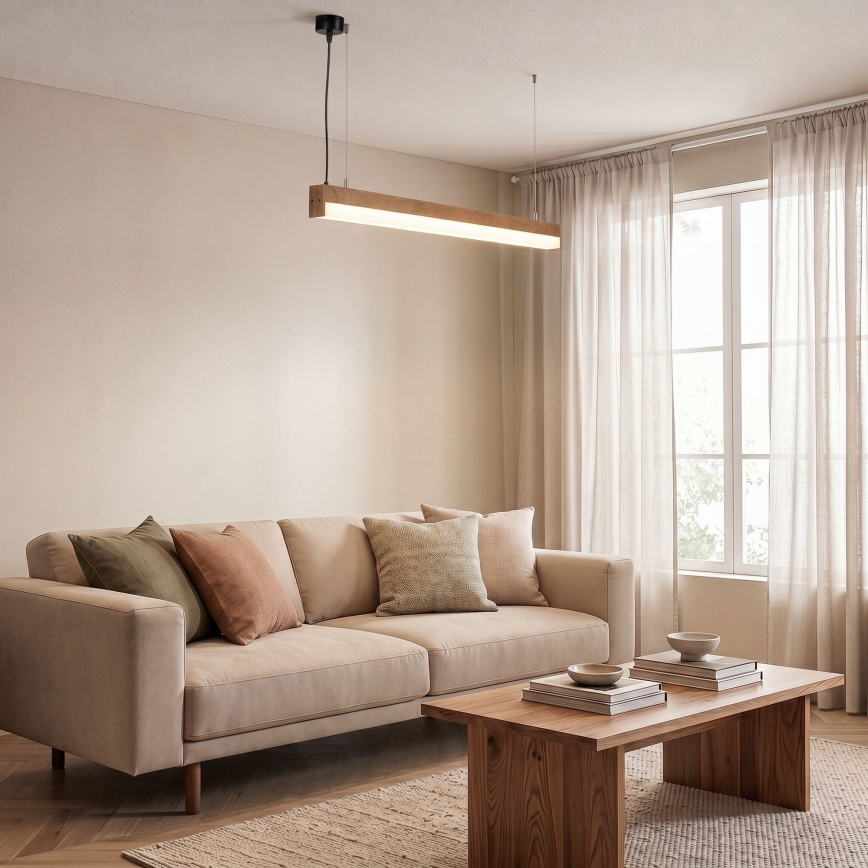BRILAGI - LED csillár kábelen GARDALINE LED/100W/230V tölgy