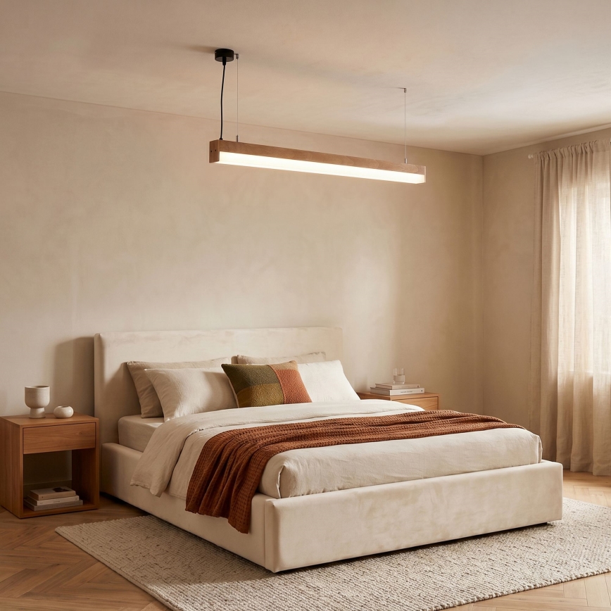 BRILAGI - LED csillár kábelen GARDALINE LED/100W/230V tölgy
