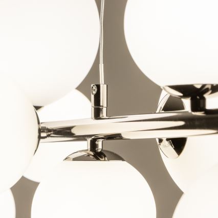 Brilagi - LED csillár kábelen MILLA 10xG9/3W/230V fekete króm/fehér