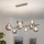 Brilagi - LED csillár kábelen MILLA 10xG9/3W/230V fekete króm/füstszínű