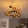 Brilagi - LED csillár kábelen MILLA 15xG9/3W/230V barna/füstbarna