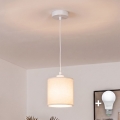 BRILAGI - LED csillár kábelen NUBILA 1xE27/60W/230V átm. 14 cm fehér/krémszínű
