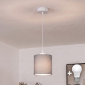 BRILAGI - LED csillár kábelen NUBILA 1xE27/60W/230V átm. 14 cm fehér/világosszürke