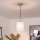 Brilagi - LED csillár kábelen NUBILA 1xE27/60W/230V Ø 14 cm fekete/fehér