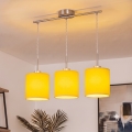 Brilagi - LED csillár kábelen NUBILA 3xE27/60W/230V sárga