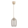 Brilagi - LED csillár kábelen RETRO GLASS 1xE27/60W/230V Ø 14 cm bézs/füstszürke
