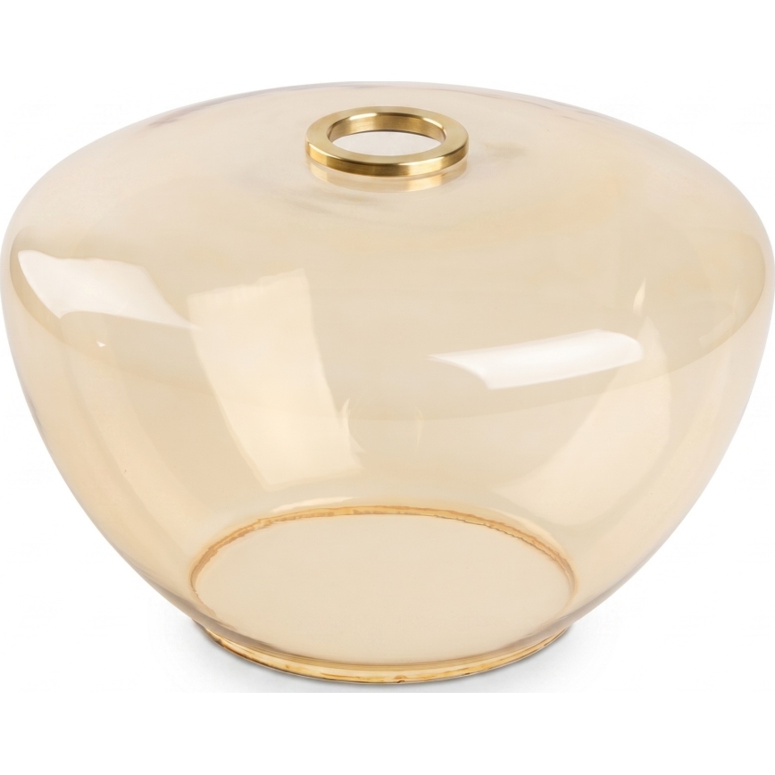 BRILAGI - LED csillár kábelen RETRO GLASS 2xE27/40W/230V fekete/füstös bézs