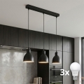 Brilagi - LED csillár kábelen RIDDY 3xE27/60W/230V fekete