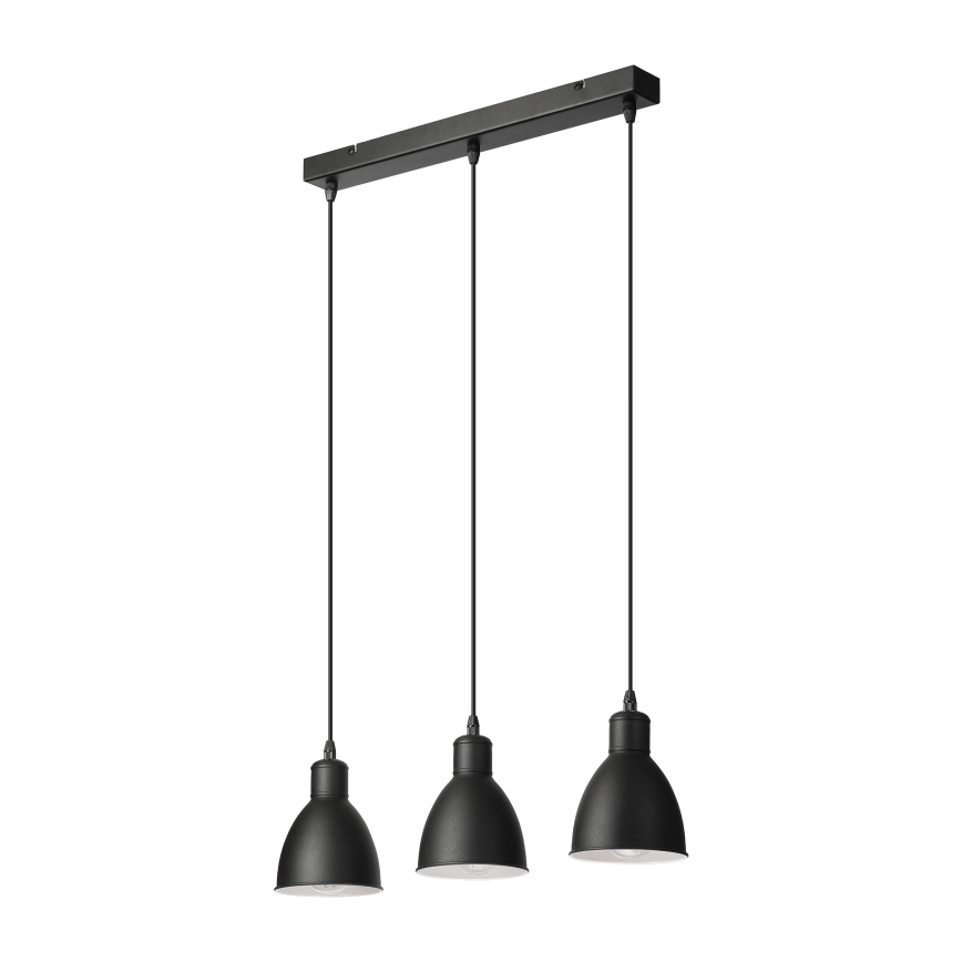 Brilagi - LED csillár kábelen RIDDY 3xE27/60W/230V fekete