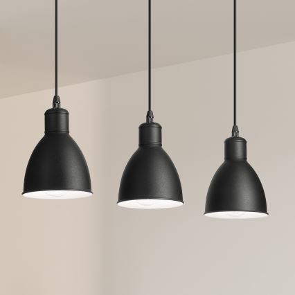 Brilagi - LED csillár kábelen RIDDY 3xE27/60W/230V fekete