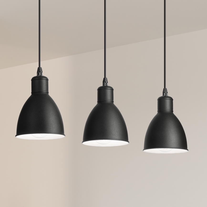 Brilagi - LED csillár kábelen RIDDY 3xE27/60W/230V fekete