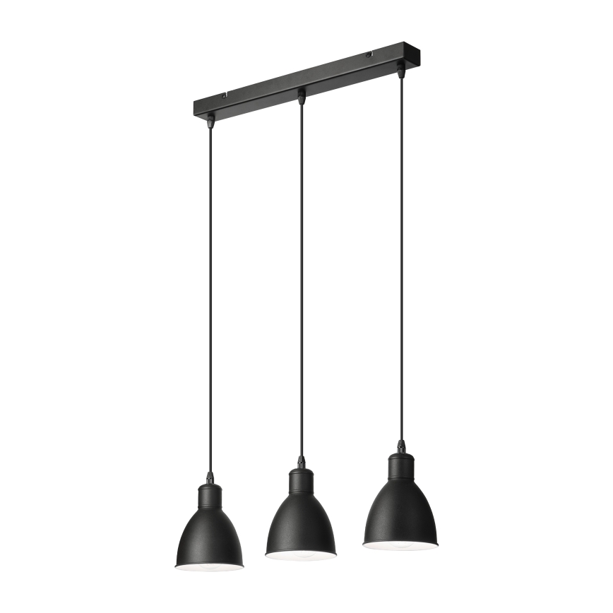 Brilagi - LED csillár kábelen RIDDY 3xE27/60W/230V fekete