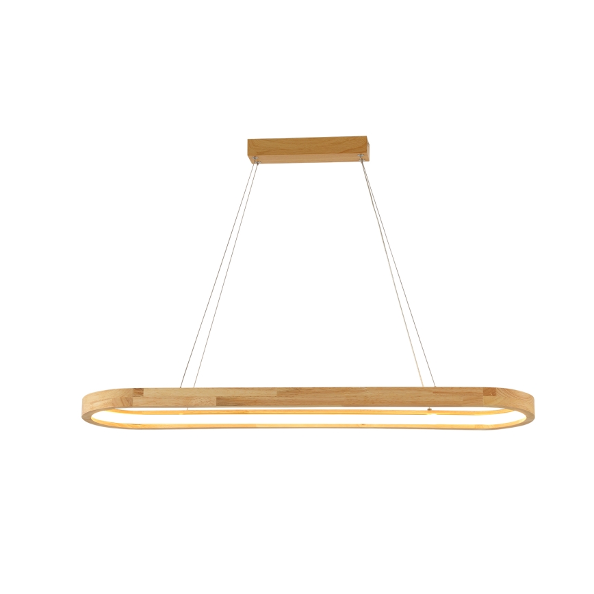 Brilagi - LED csillár kábelen UMEA WOOD LED/40W/230V 90x22 cm fa