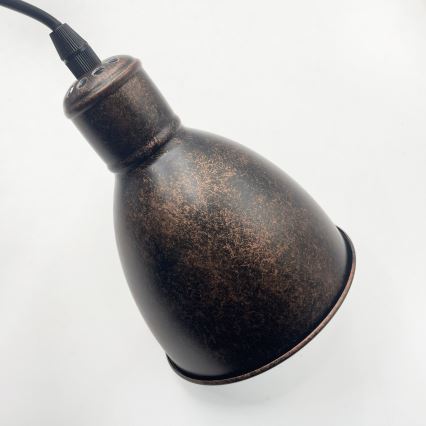 Brilagi - LED csillár kábeles felfüggesztéssel RIDDY 4xE27/60W/230V réz/patina