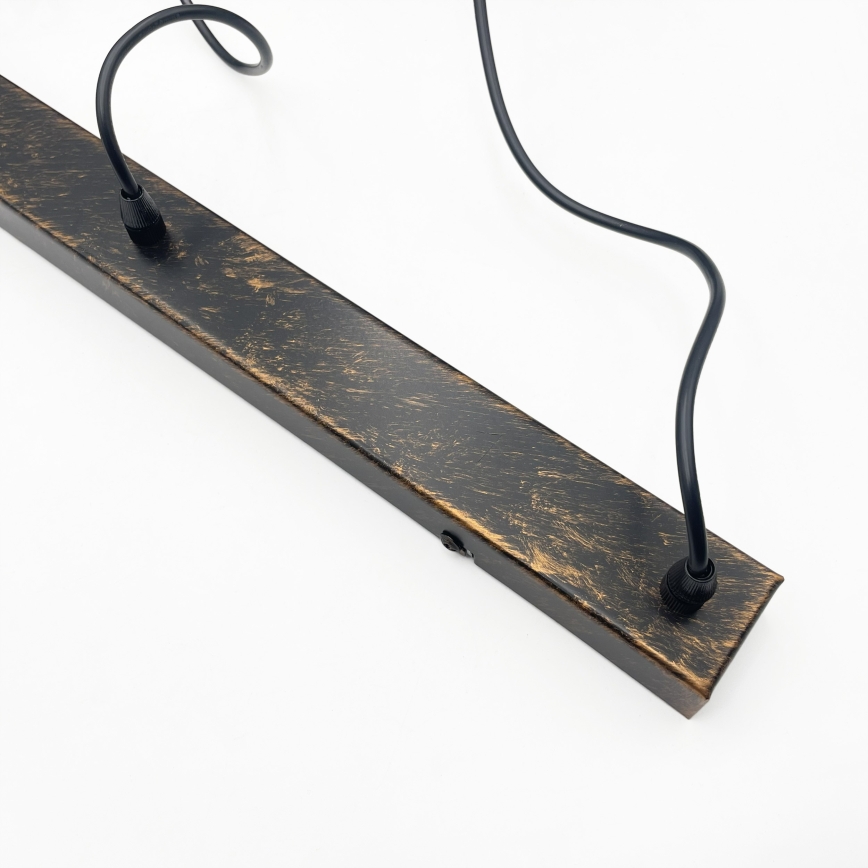 Brilagi - LED csillár kábeles felfüggesztéssel RIDDY 4xE27/60W/230V réz/patina