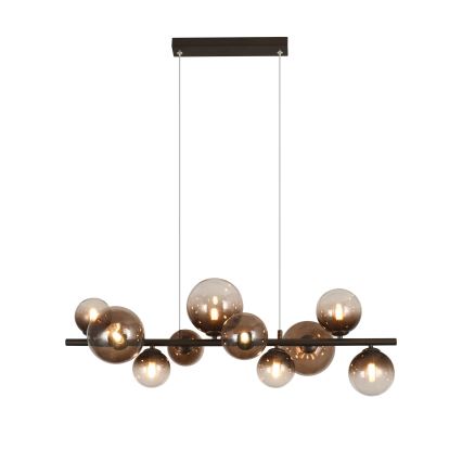 Brilagi - LED csillár kábellel MILLA 10xG9/3W/230V barna/füstbarna