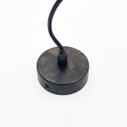 Brilagi - LED csillár kábellel RIDDY 1xE27/60W/230V réz/patina