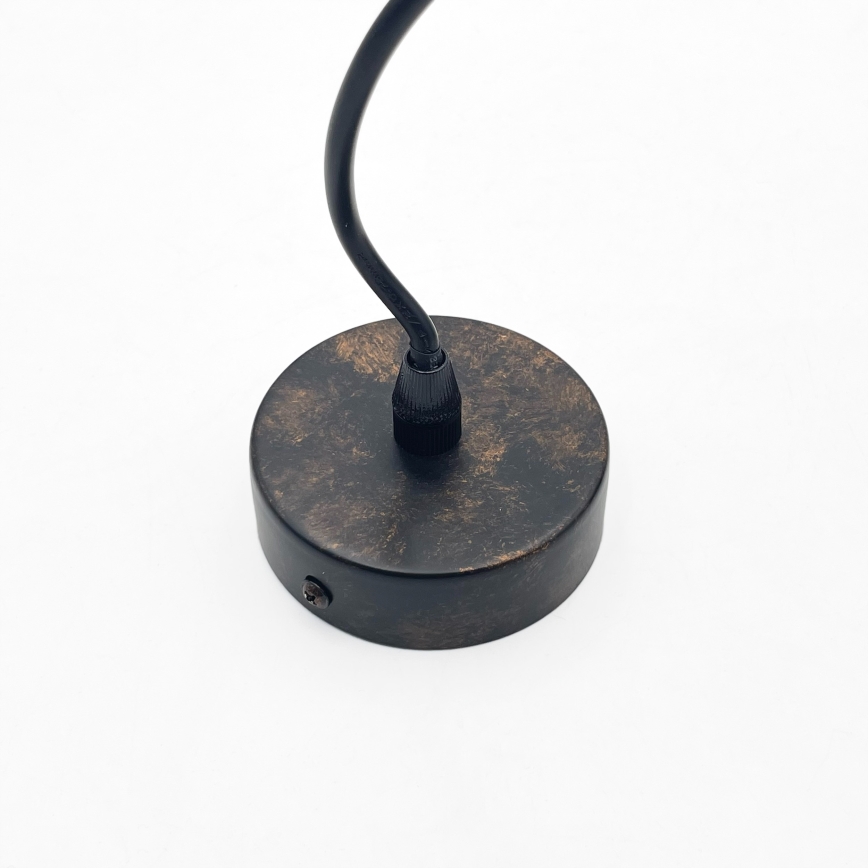 Brilagi - LED csillár kábellel RIDDY 1xE27/60W/230V réz/patina