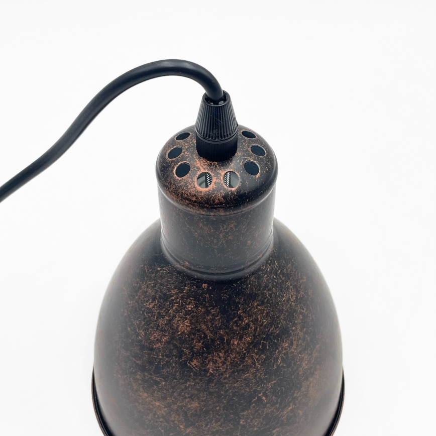 Brilagi - LED csillár kábellel RIDDY 1xE27/60W/230V réz/patina