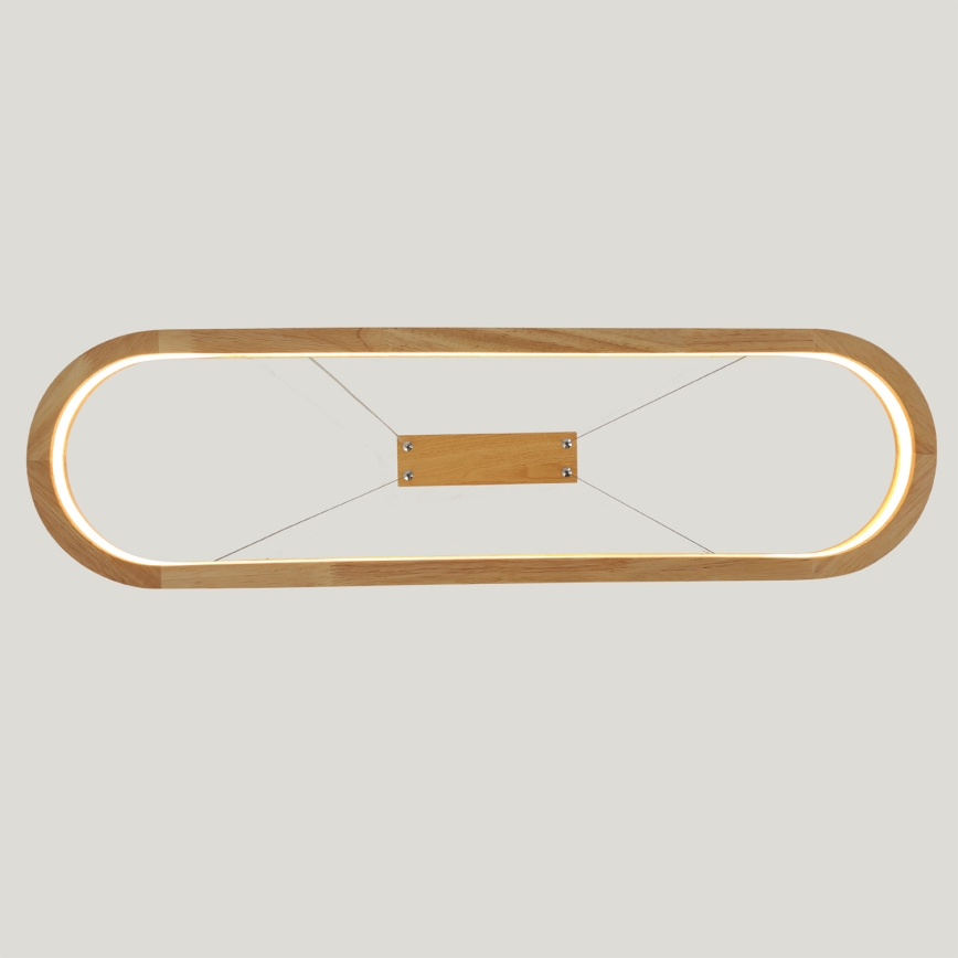 Brilagi - LED csillár kábellel UMEA WOOD LED/30W/230V 70x20 cm fa