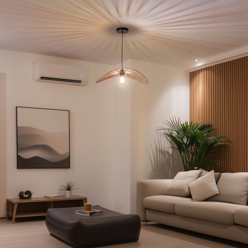 Brilagi - LED csillár kábelre függesztett CERIA WIRE 1xE27/40W/230V 40x56 cm bronz
