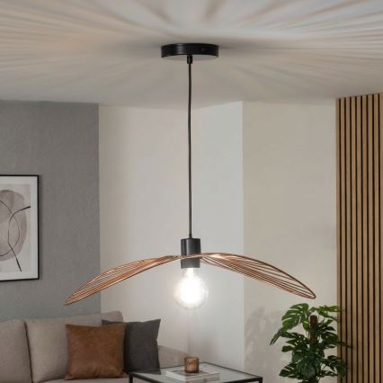 Brilagi - LED csillár kábelre függesztett CERIA WIRE 1xE27/40W/230V 40x56 cm bronz